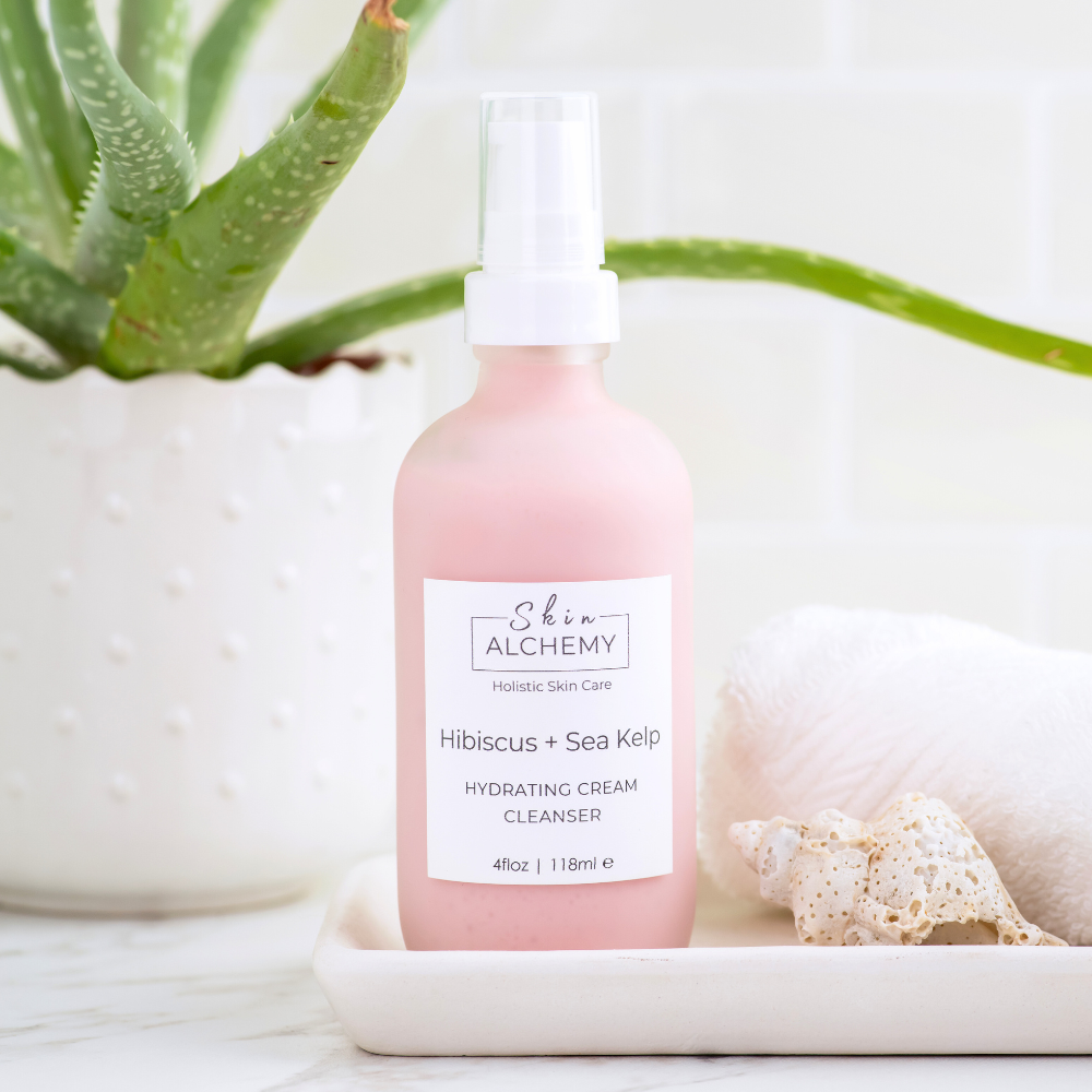 Hibiscus + Sea Kelp Hydrating Cream Cleanser Blue Haven Holistics