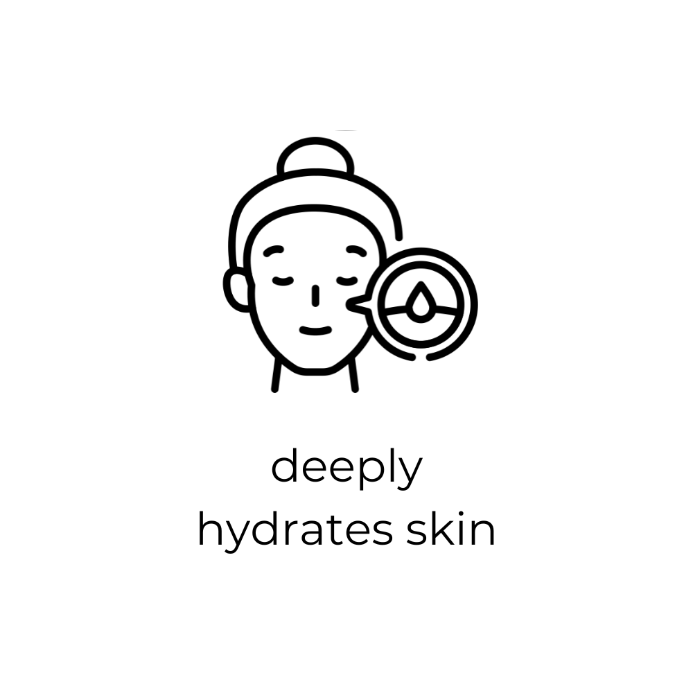 deeply hydrates skin